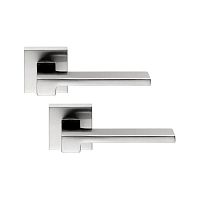 Ручки на розетте COLOMBO Zelda MM11 (MM29/FF29BZG-MM13/FF23) матовый хром